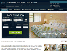 Tablet Screenshot of marinadelmarresort-keylargo.com